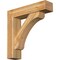 Ekena Millwork Legacy Block Rough Sawn Bracket w/ Offset Brace, Western Red Cedar, 8"W x 34"D x 34"H BKT0806X34X34LEC05RWR - alternate 1